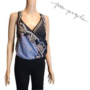 Free People Sweet Thing Bodysuit NWT Black Med